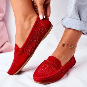 Casual Shoes Summer Women Flats Cutouts Loafers Woman Breathable Ballet Oxford Zapatos Mujer