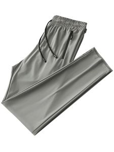 2022 Summe Pantaloni sportivi da uomo Traspirante Nylon Spandex Abbigliamento sportivo Tasche con zip Pantaloni dritti Pantaloni lunghi casual da uomo