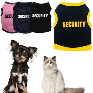 Vestiti della maglia del cane Gilet elastico nero T-shirt del cucciolo Cappotto Accessori Abbigliamento Costumi Vestiti dell'animale domestico per cani Gatti T-shirt Pet Suppli2565