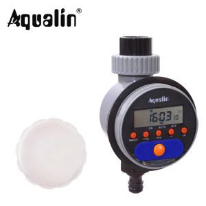 TIMERS Automatisk LCD Display Watering Timer Electronic Home Garden Ball Valve Water Timer For Garden Irrigation 21026 Uppgradering # 21526