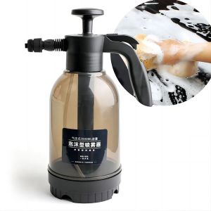 Spruzzatori Pompa Spruzzatore di schiuma Spruzzatore di schiuma a pressione manuale Spruzzatore d'acqua Cannone di schiuma manuale 2L per il giardinaggio del prato Lavaggio dei dettagli dell'auto domestica