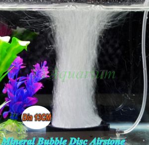 Tillbehör Dia 11/13 cm Mineral Bubble Disc Syre Diffuser Aerator Airstone Pump Aquarium Fish Tank Pond Reef