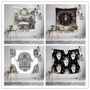 Bedroom wall hanging tapestry decoration Euramerican divination astrology printing tablecloth bed sheet yoga mat beach towel party269E