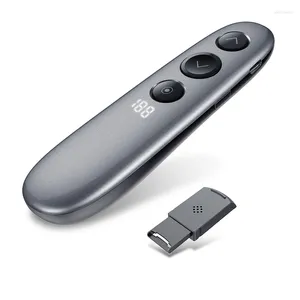 Fernbedienungen H100 Spotlight Wireless Presenter mit Air Mouse TF-Karte PPT Powerpoint-Stift-Zeiger-Präsentation für Besprechungsunterricht