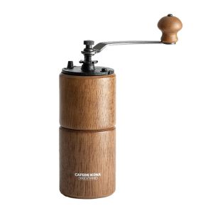 Tools High Quality Manual Coffee Grinder for Drip Coffee Espresso French Press Designer Conical Burr Wood Coffee Mill Cafe Decoration