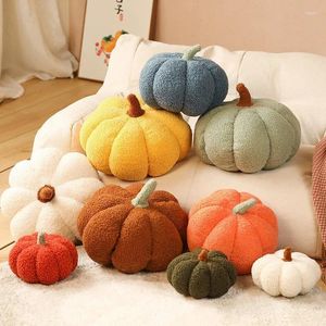 Pillow 20/28/35cm Round Soft Plush Pumpkin Hug Cute Sofa Nordic Style Minimalist Ins Living Room Bay Window