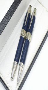 Högkvalitativ presentpenna Limited Edition Exupery Signature Blue Black Wine Röd harts Roller Ballpoint Fountain Pens Writing Office SC5317777