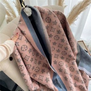 2023 Winter Imitation Cashmere Air-conditioned Room Long Style Wrapped with Shawl Double sided Warm Live Scarf