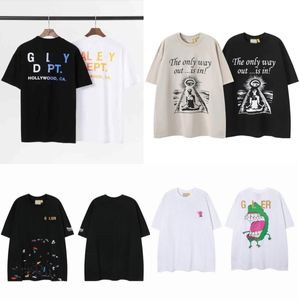 Mens T Designer Fashion Fashion Sleeves Saleies Cottons Tees Letters Print Depts High Street Luxurys Women Leisure Tops Tops Car Dirts Size S-XL