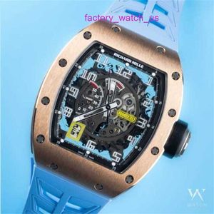 Grestest Gentlemen Wristwatch RM Watch RM Wristwatch RM030 Rose Gold/Titanium Skeleton Dial Chronograph