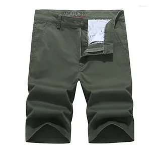 Men's Shorts Short Men Summer S Cotton Mid-waist Multi-pockets Male Bermuda Masculina Plus Asian Size 44 Beach Homme