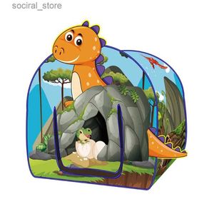 おもちゃのテント子供のおもちゃテントプリンセスキャッスル恐竜プレイテントガールプリンセスプレイハウス屋内屋外キッズハウスプレイボールピットプールL240313