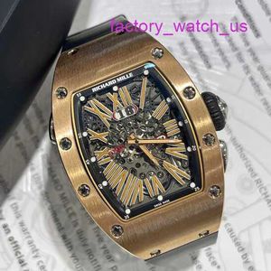 Female Watch RM Watch Dress Watch Rm037 Women's Series Chronograph 18k Rose Gold Wristwatch