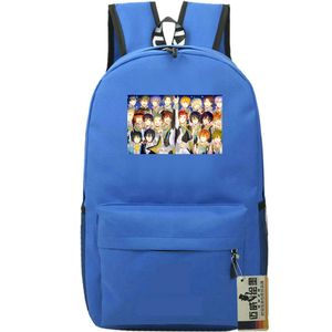 SideM-Rucksack The Idolm Ster-Tagesrucksack Jupiter-Schultasche Cartoon-Print-Rucksack Sportschultasche Outdoor-Tagesrucksack