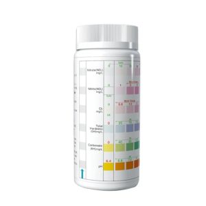 Testing Test Strips 6 in 1 Swimming Pool Aquarium for Total Hardness Alkali Ph Nitrates