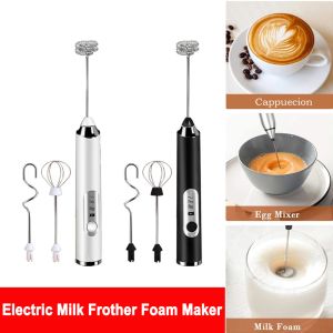 Verktyg elektrisk mjölkskummare kaffe maker hand mixer cappuccino mark skum mixer mjölk frother elektrisk handhållen mixer skummande trollstav