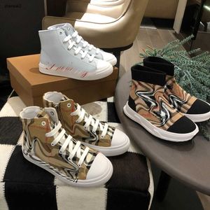 Luxury baby ankle boots high quality Multiple styles boys girls Basketball shoes size 26-35 Including box Lace-Up Kids sneakers 24Mar