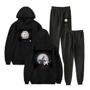 Tierra whack world wide whack album cover hoodie jogger byxor två stycken set tröjor+sweatpants män kvinnor set