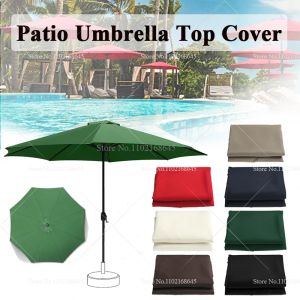 Nets Patio Umbrella Replacement Cloth Waterproof Beach Hexagonal Canopy Outdoor Garden UV Protection Parasol Sunshade Umbrella Cloth