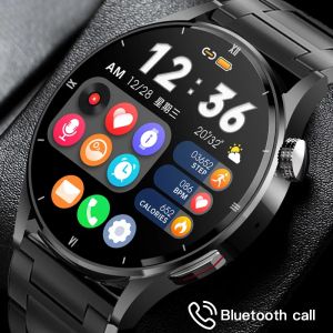 Watches 2022 New Mens Smart Watch Body Temperature Health Tracker Bluetooth Call Sport Waterproof Women SmartWatch Men For Huawei GT3pro