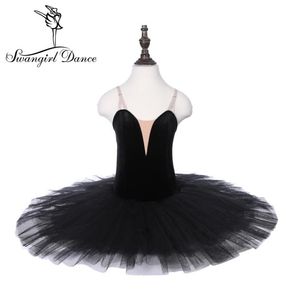 Nero Tutu di balletto di pratica Tulle duro Tutu di balletto Tutu di prestazione Donne Costumi di danza classica PPL18044A4278821