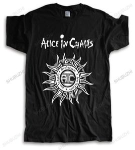 Homens tripulação pescoço topos moda algodão tshirt alice in chains sun men039s unissex camiseta casual estilo solto topos tamanho maior 2205059431905