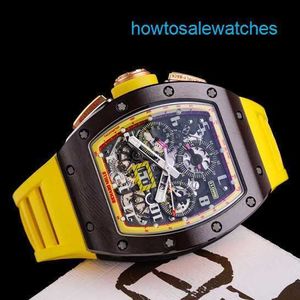 Herrenuhr RM Uhr Damenuhr Rm011 Automatische mechanische Uhr Rm011 (gelb)