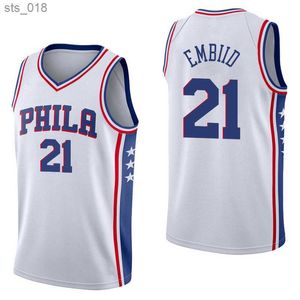 Fans Tops Basketball-Trikots Joel Harden Jersey Herren 0 Tyrese Maxey Georges Niang 7 Isaiah Joe 3 Danny Green ShirH240313