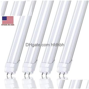 Tubi LED 2Ft 3Ft 4Ft T8 Tube Light Smd2835 96Led Alta Super Luminosa 18W Bianco Freddo Fluorescente Bbs Ac170-265V Ac85-265V Drop Delive Dhldb