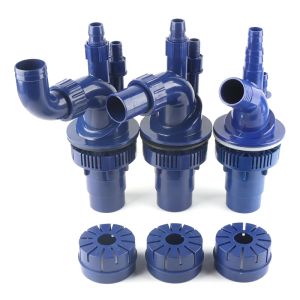 Tools 1pc 3Type 40mm Output 4Way Aquarium Overflow Pipe Connectors Fish Tank Bottom Filter Pipe Fittings Tanks Water Clean Tools