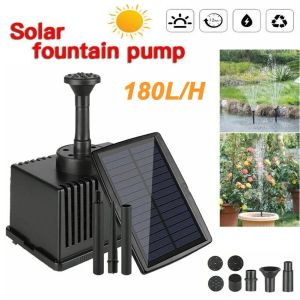 Bagni a risparmio energetico fontana solare pompa ad acqua sommergibile con pannello filtro in spugna per acquario, stagno, piscina, decorazione, decorazione da giardino