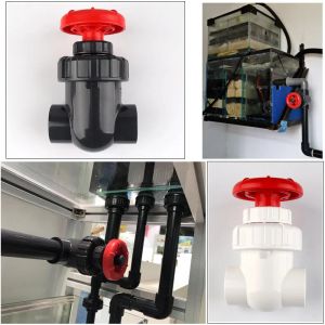 Connectors 1pc High Quality PVC Pipe Gate Valve Precision Flow Control Sluice Switch Garden Irrigation Aquarium Fish Tank Joint I.D 20~63mm