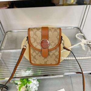 Cheap Wholesale Designer Handbags New Womens Bag Old Flower Crossbody Cowhide Mini Studio Phone Camera