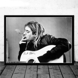 Rock Music Band Music Singer Star Wall Art Posters and Prints Canvas Painting Wall Art Pictures for Living Room Home Decoration Cu3093