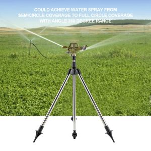 Sprinklers Garden Lawn Sprinkler 360 Degree Irrigation Sprayer Sprinkler with Triangle Bracket Lawn Sprinkling Irrigation Kit