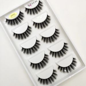 10/50 Boxes 5 Pairs 3D Mink False Eyelashes Soft Lashes Makeup Eyelash Faux Cils Cilios Maquiagem Wholesale G600 240326