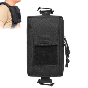 Bags 1000D Tactical Molle Phone Pouch Shoulder Hanging Bag Outdoor Belt Waist EDC Bag Utility Vest Pouch for Outdoor Hunting Camping