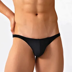 Mäns badkläder Greatasian Mens Swim Briefs Ultra Low Midje Bikini Brasiliansk Slip Sexig strand Shorts Gay Cheeky Swimming Trunks Sunga