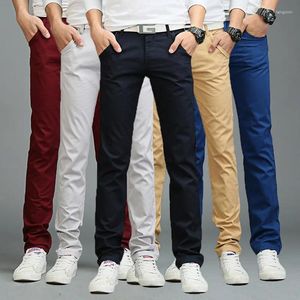 Projektowanie spodni męskiej Casual Men Cotton Spring i Summer Slim Pant Proste spodnie moda