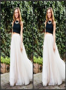 2098 New Long Length Layered Tulle Tutu Skirts For Adults Custom Made ALine Cheap Party Prom Skirts Women Clothing Cheap 8303495