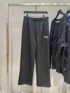Męskie spodnie High wersja B COLA Haftowane Terry Guard Pants Niestandardowe tkanin i farbowany materiał Wygodne i miękkie mody spodni lnwg
