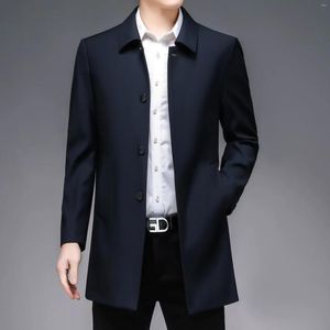 Männer Trenchcoats 2024 Stil Jacke Männlich Casual Mantel Herbst Frühling Mantel Windjacke Im Freien Winddichte Hombre Coveral Größe M-XXXL