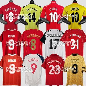 FOWLER 93 95 Retro Gerrard 04 05 14 15 Soccer Jerseys Suarez TORRES 98 99 DALGLISH Football Shirts McMANAMAN 1989 Maillot 06 07 Barnes 08 09 10 11 01 02 Rush 96 97