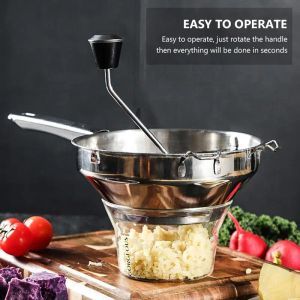 Tools Stainless Steel Food Milling Churn The Ultimate Kitchen Restaurant Gourmet Tool for Mashing Potatoes, Fruits and Vegetables!