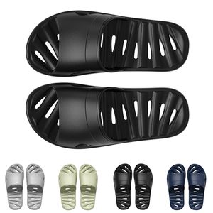 Flippers para mulheres homens sólidos Bath cor Hots Slip Slip Black White Royal Blue Respirável Mulheres Sapateiras de Caminhadas Indoor 81 S S