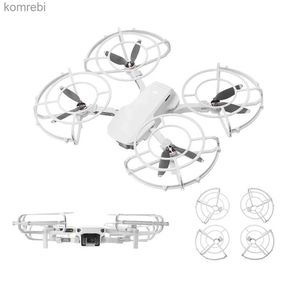 Drones para DJI Mini 2/Mini 2 SE/Mavic Mini/SE Lâminas de proteção de hélice de liberação rápida Anel protetor Acessórios para drones 24313