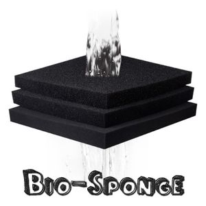 100 100 5cm Haile Aquatic Bio Sponge Filter Media Pad Espuma cortada para ajuste para aquário tanque de peixes Koi Pond porosidade aquática Y200922297k