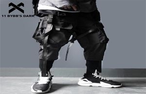 11 BYBB039S DARK Ribbons Multi Pockets Cargohose Herren Harajuku Casual Track Hose Hip Hop Streetwear Techwear Hose Jogger 6297277