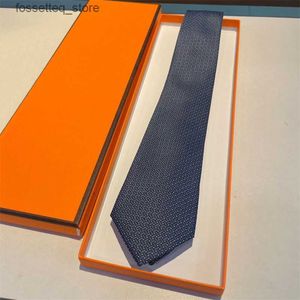 Krawat za designer męski % Twill jedwabny krawat szyi ręcznie robione męskie krawaty pragną wysokiej jakości prezent krawat luksus l240313