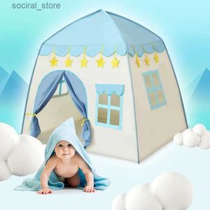 Zabawne namioty dla dzieci w namiotu Play House Namiot Ocean Ball Ball Portable Baby Toys Tent Play House for Kids L240313